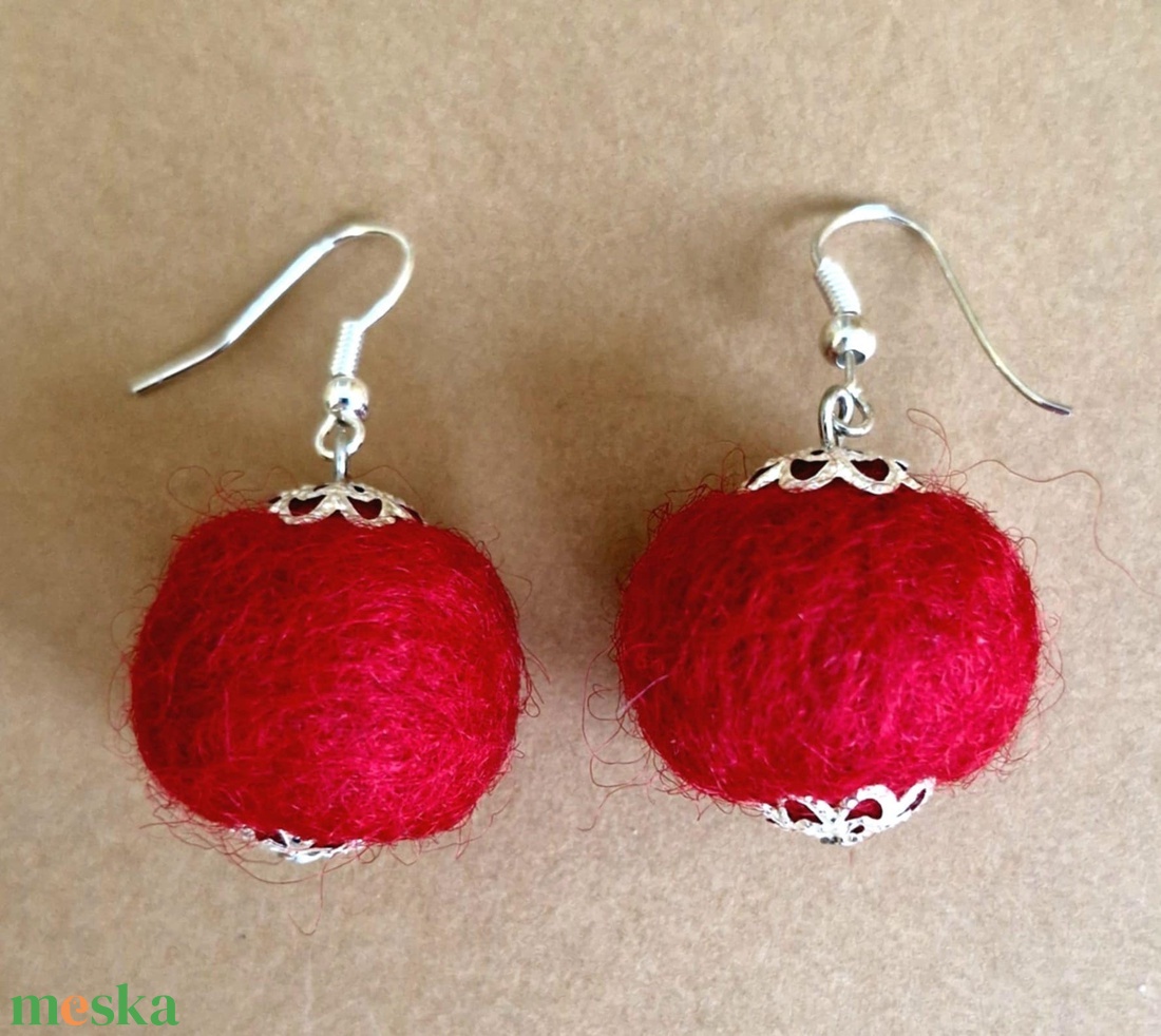 Nemezelt szett nyaklánc+fülbevaló - ékszer - nyaklánc - bogyós nyaklánc - Meska.hu