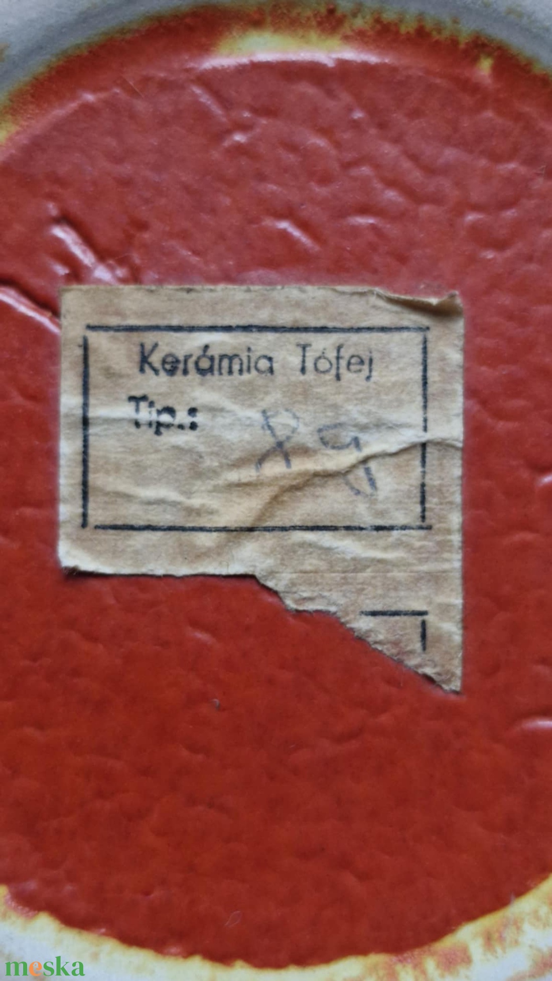 Retro ,vintage Tófej iparművészeti mázas kerámia-jelzett T89 - otthon & életmód - virágdekoráció - virágtartó - váza - Meska.hu