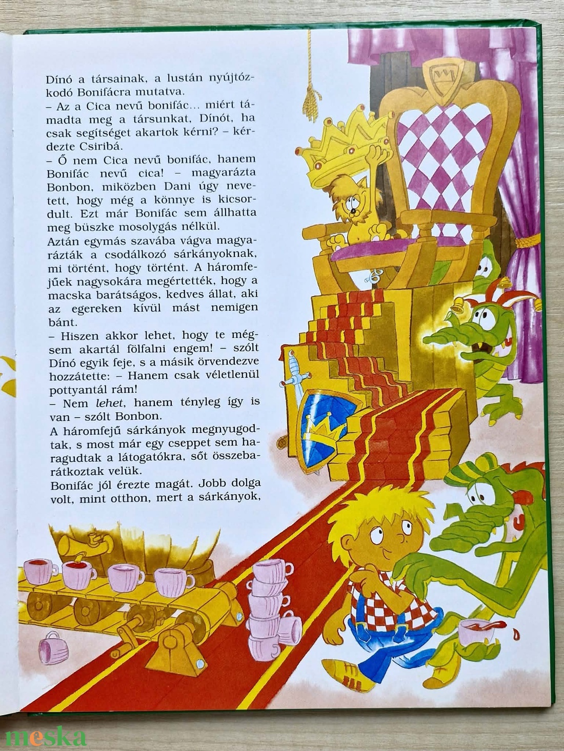 Retró Bembo Mesekönyv � Az Elveszett Sárkány, Ritka Első Kiadás (1993) - könyv & zene - könyv - Meska.hu