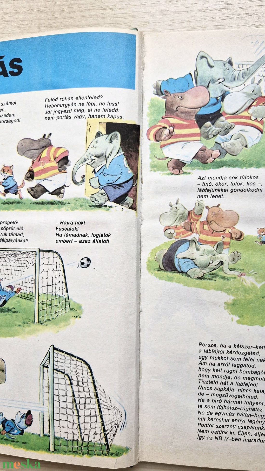 Ritka Sportoló Állatvilág � Tony Wolf (Lupatelli) Retró Mesekönyv, Első Kiadás (1987) - könyv & zene - könyv - Meska.hu