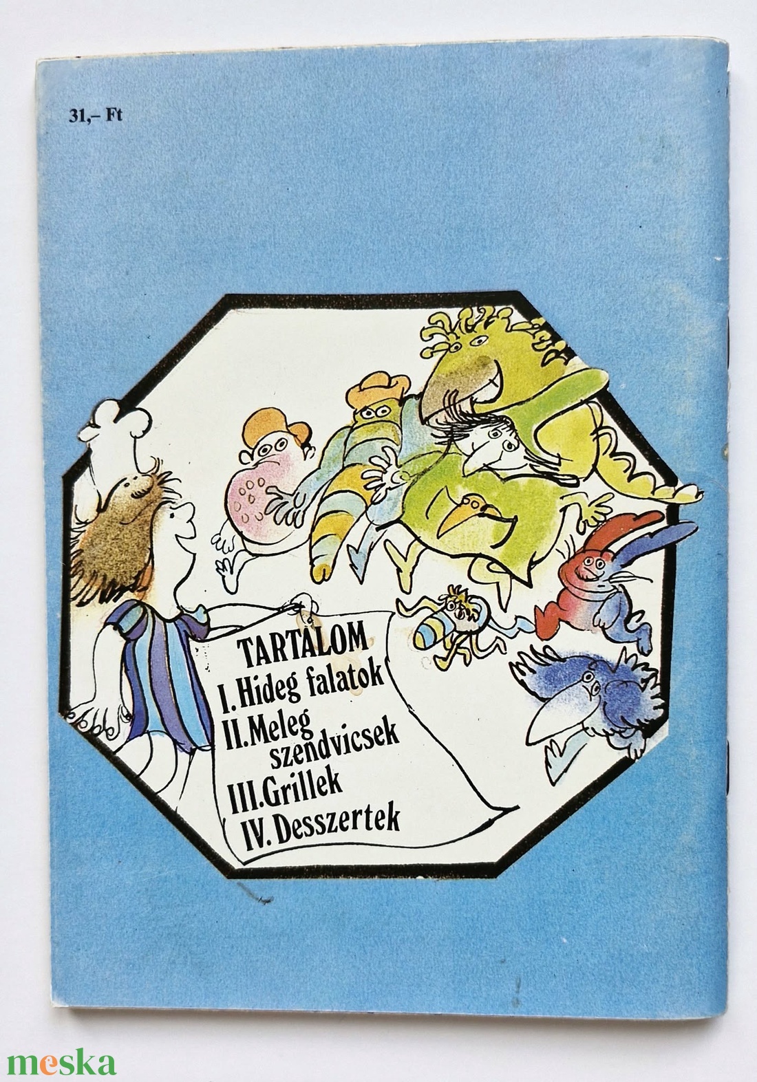 Csukás-Oroszlán-Sajdik: Pom Pom meghív uzsonnára (Pannónia 1986, Szép állapotú füzet) - könyv & zene - könyv - Meska.hu