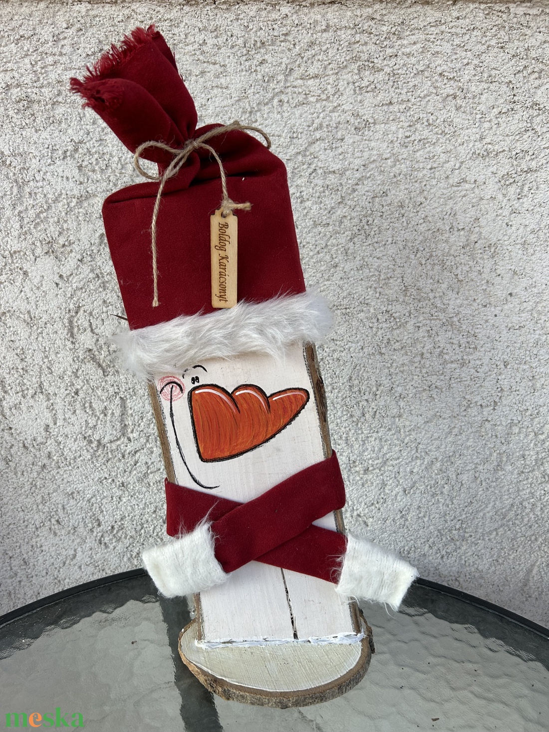 Fából készült hóember - karácsony - karácsonyi lakásdekoráció - karácsonyi lakásdíszek - Meska.hu Fából készült hóember - karácsony - karácsonyi lakásdekoráció - karácsonyi lakásdíszek - Meska.hu