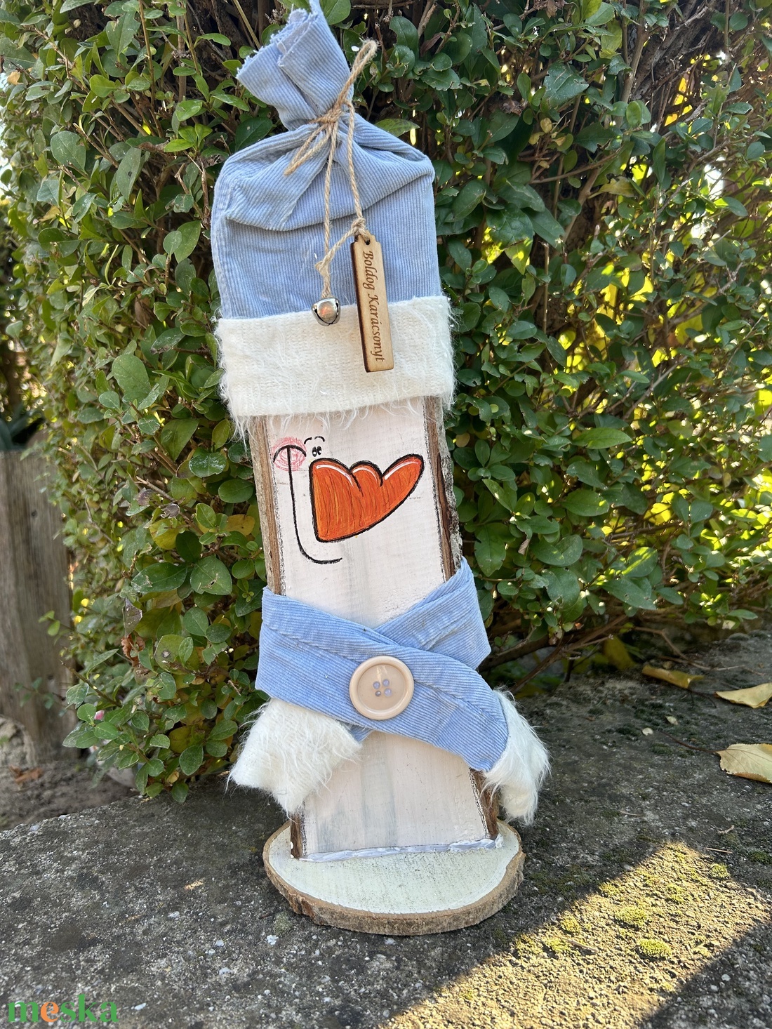 Fából készült hóember - karácsony - karácsonyi lakásdekoráció - karácsonyfadíszek - Meska.hu Fából készült hóember - karácsony - karácsonyi lakásdekoráció - karácsonyfadíszek - Meska.hu