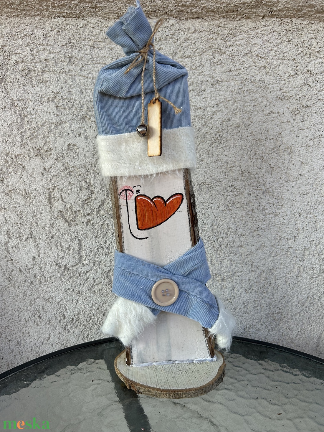 Fából készült hóember - karácsony - karácsonyi lakásdekoráció - karácsonyfadíszek - Meska.hu Fából készült hóember - karácsony - karácsonyi lakásdekoráció - karácsonyfadíszek - Meska.hu