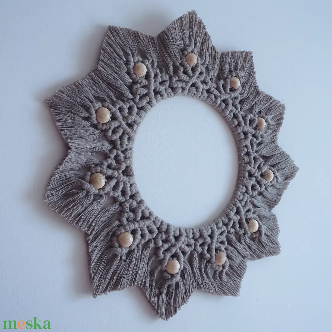 Makramé mandala kávé színben - otthon & életmód - dekoráció - fali és függő dekoráció - falra akasztható dekor - Meska.hu Makramé mandala kávé színben - otthon & életmód - dekoráció - fali és függő dekoráció - falra akasztható dekor - Meska.hu