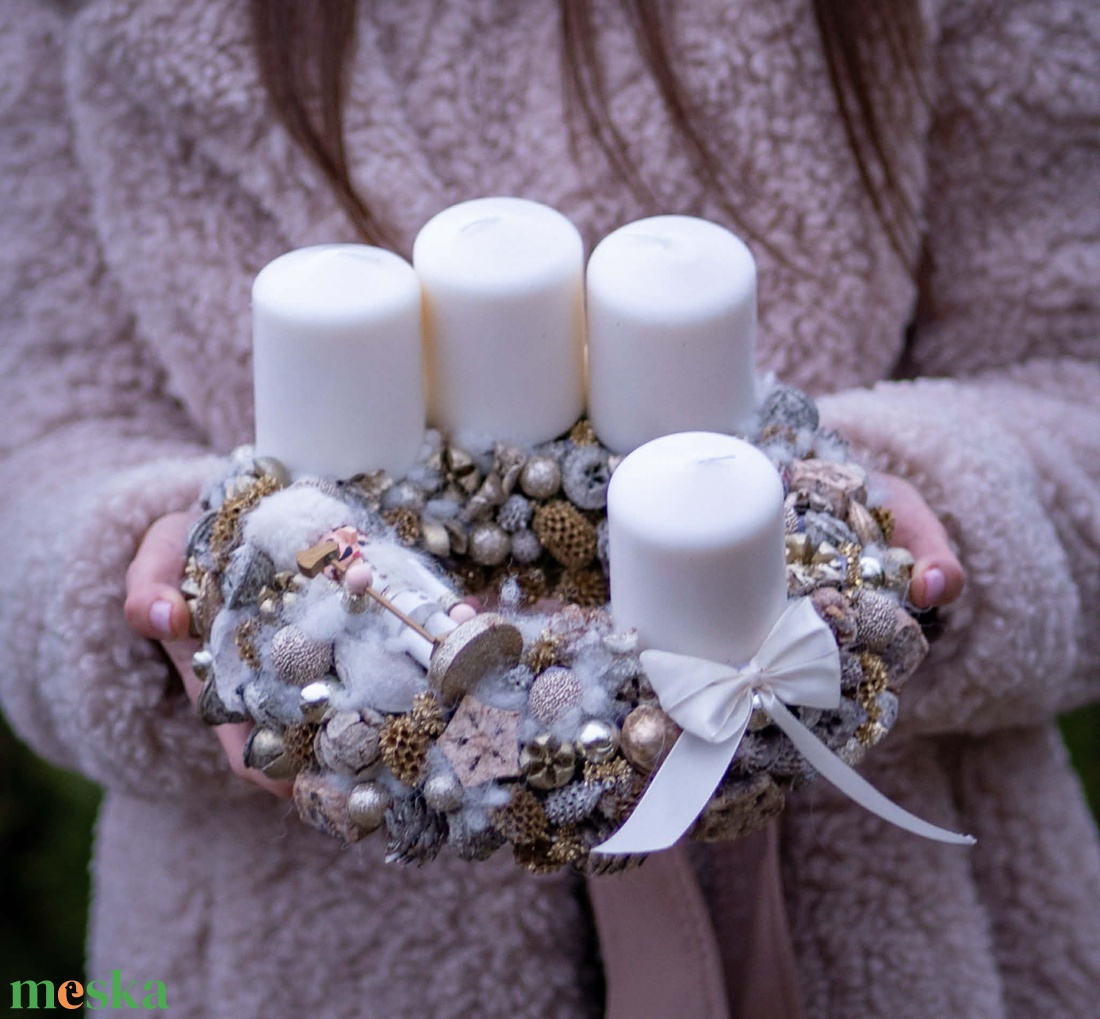 Adventi koszorú - karácsony - adventi díszek - adventi koszorú - Meska.hu
