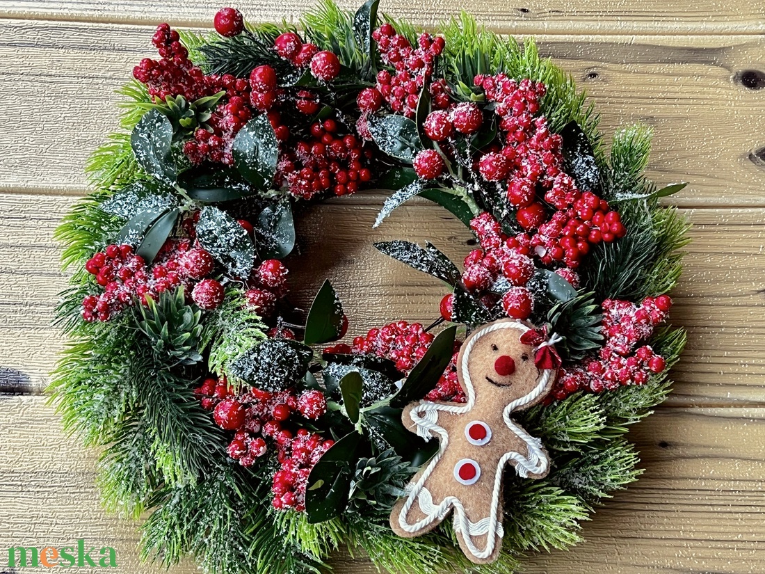 Mézis téli ajtódísz - karácsony - adventi díszek - adventi ajtódísz - Meska.hu Mézis téli ajtódísz - karácsony - adventi díszek - adventi ajtódísz - Meska.hu
