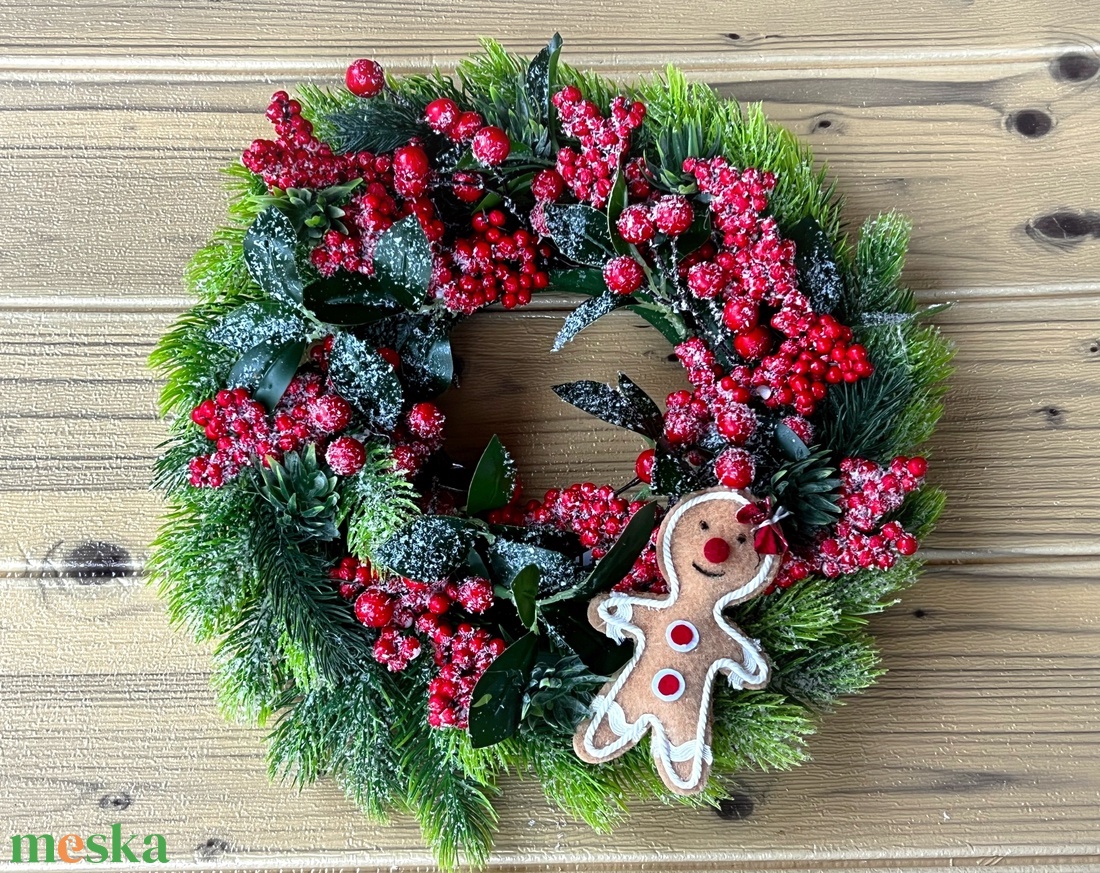 Mézis téli ajtódísz - karácsony - adventi díszek - adventi ajtódísz - Meska.hu Mézis téli ajtódísz - karácsony - adventi díszek - adventi ajtódísz - Meska.hu