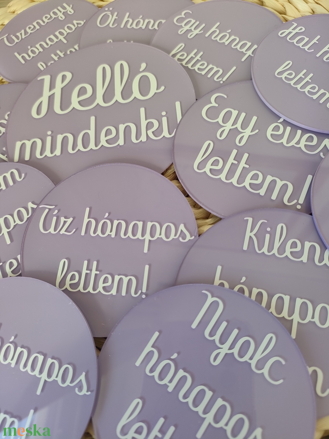 Baba mérföldkő korongok/kártyák szett - ruha & divat - babaruha & gyerekruha - babafotózási ruha és kellék - Meska.hu Baba mérföldkő korongok/kártyák szett - ruha & divat - babaruha & gyerekruha - babafotózási ruha és kellék - Meska.hu
