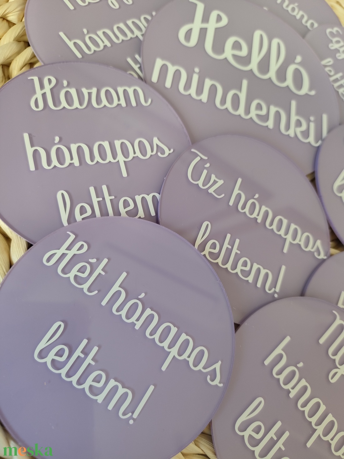 Baba mérföldkő korongok/kártyák szett - ruha & divat - babaruha & gyerekruha - babafotózási ruha és kellék - Meska.hu Baba mérföldkő korongok/kártyák szett - ruha & divat - babaruha & gyerekruha - babafotózási ruha és kellék - Meska.hu