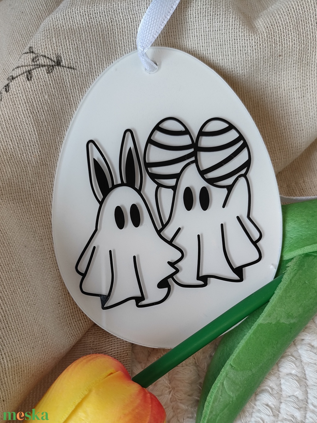 Szellemes, halloween-i húsvéti tojás (plexi) - otthon & életmód - dekoráció - fali és függő dekoráció - falra akasztható dekor - Meska.hu Szellemes, halloween-i húsvéti tojás (plexi) - otthon & életmód - dekoráció - fali és függő dekoráció - falra akasztható dekor - Meska.hu