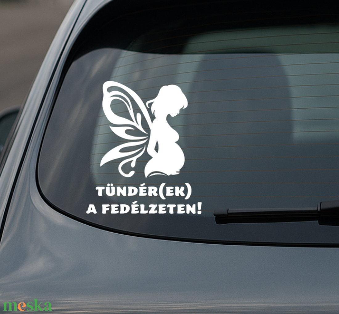 Autómatrica - Baby on board, kismama az autóban - Tündér(ek) a fedélzeten - otthon & életmód - autó - autós matrica - Meska.hu Autómatrica - Baby on board, kismama az autóban - Tündér(ek) a fedélzeten - otthon & életmód - autó - autós matrica - Meska.hu