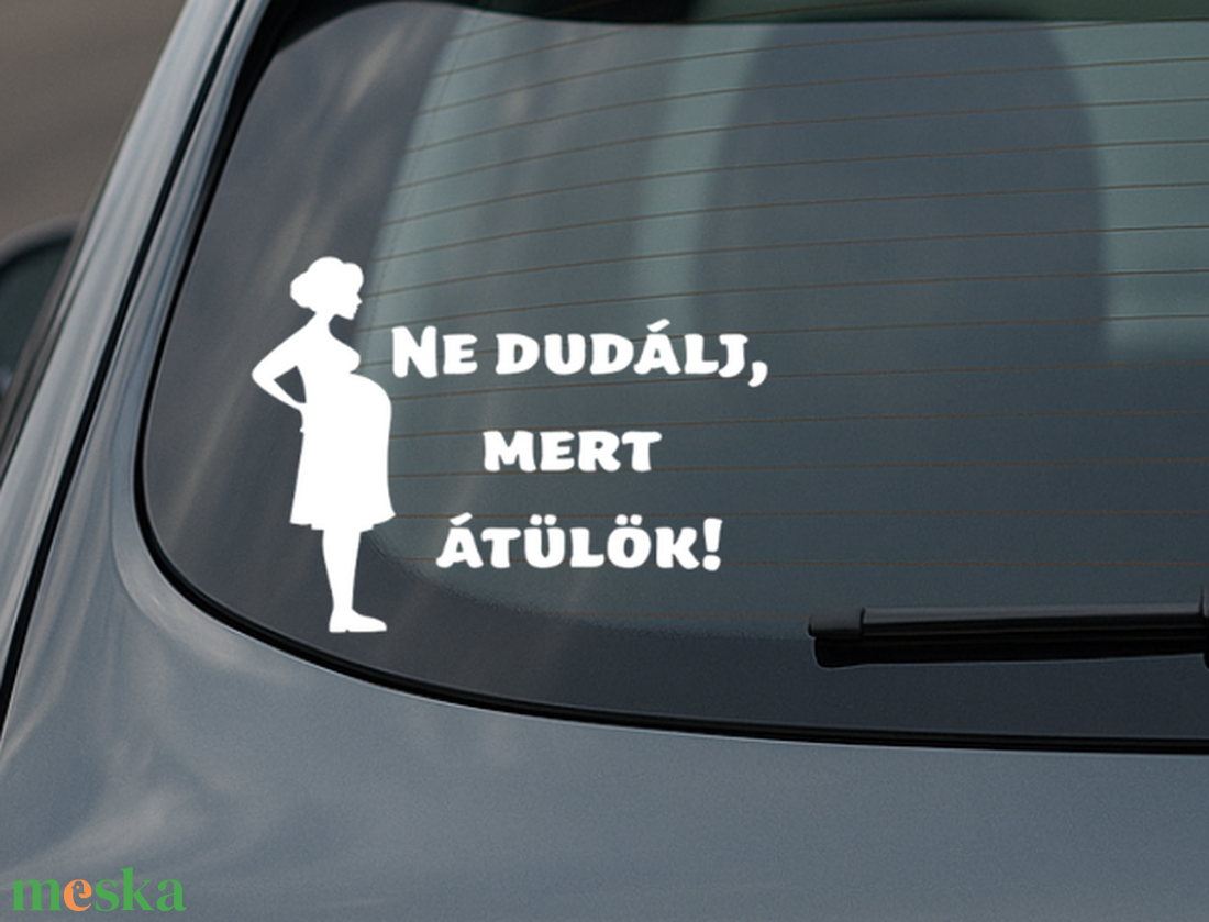 Autómatrica - Baby on board, kismama az autóban - otthon & életmód - autó - autós matrica - Meska.hu