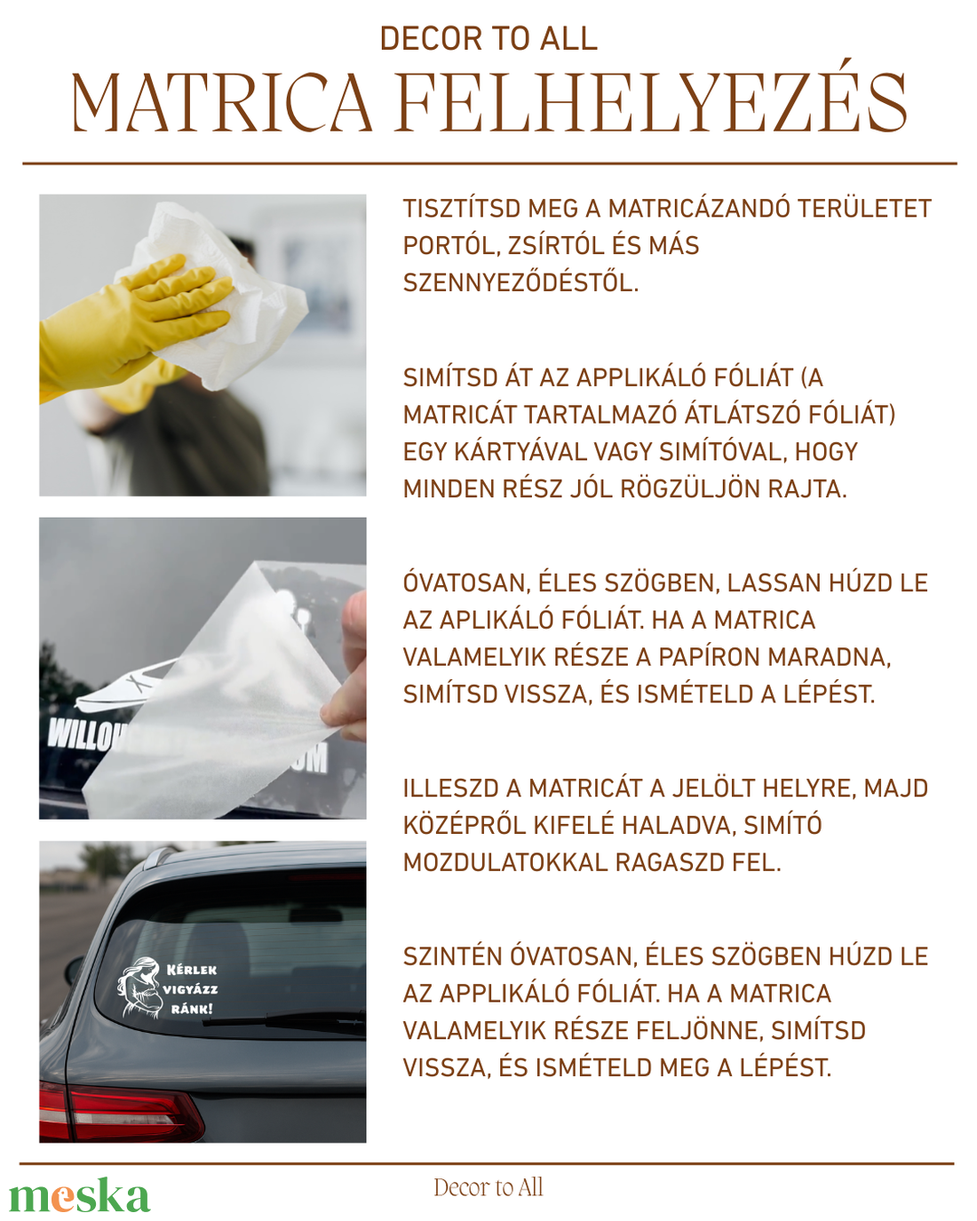 Autómatrica - Baby on board, baba az autóban, egyedi matrica - otthon & életmód - autó - autós matrica - Meska.hu