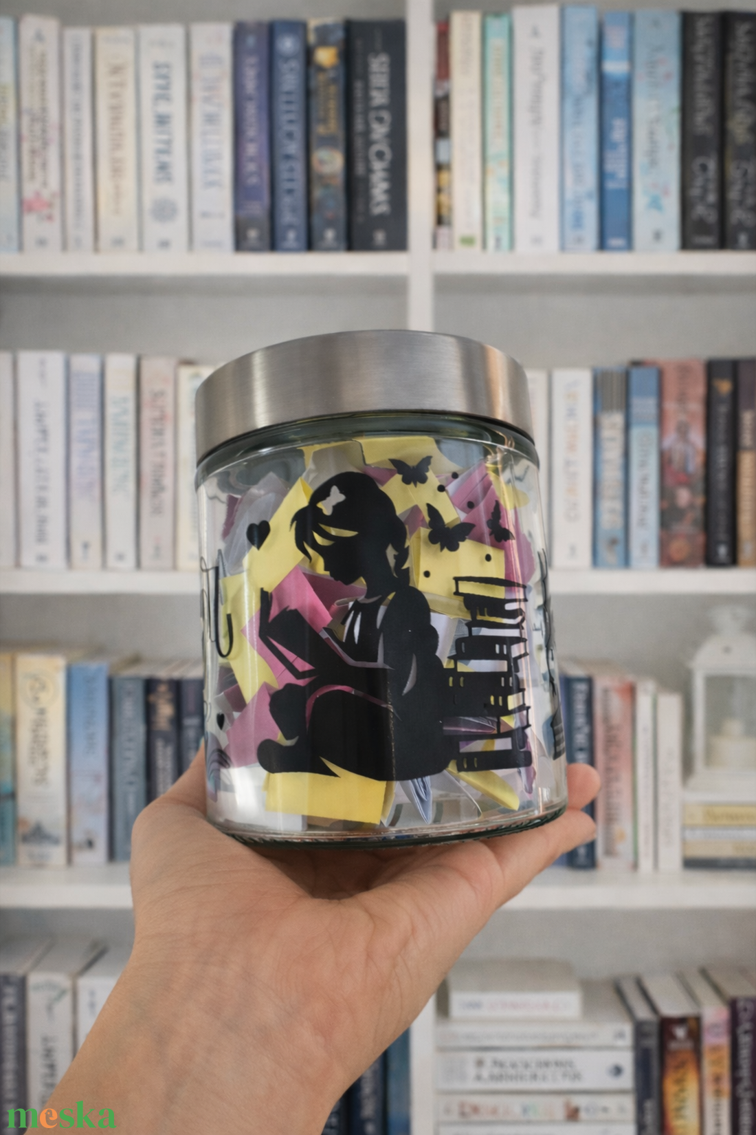 Egyedi TBR Jar � személyre szabható könyves motivációs üveg, könyvmoly, dark romance, romantikus, könyvek - könyv & zene - könyv - Meska.hu