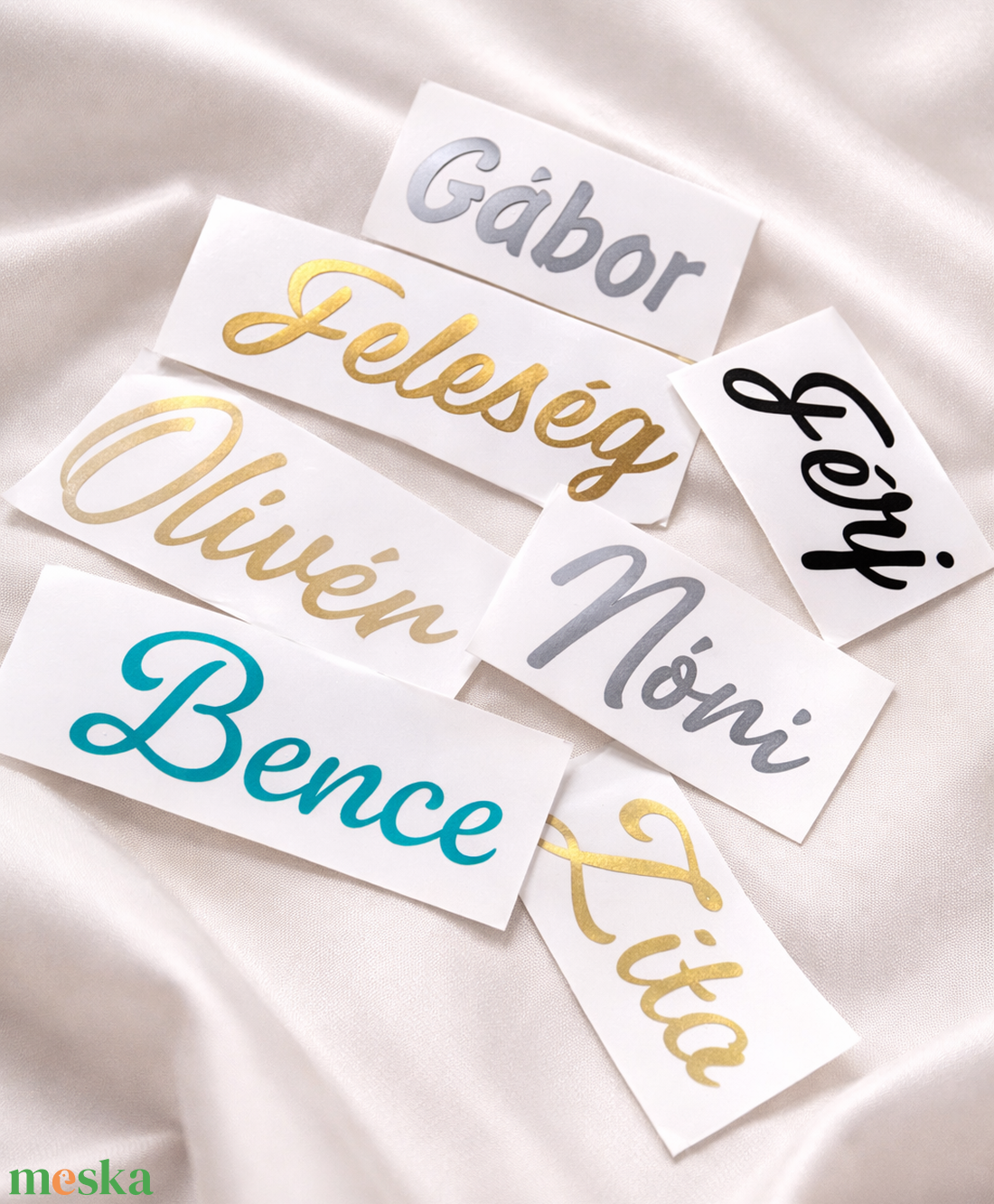 Egyedi Felirat, Személyre Szóló Ajándék, Névre Szóló Ajándék, Név Matrica, Vinyl Matrica, Felespohár matrica - otthon & életmód - papír, írószer - matrica, matrica csomag - Meska.hu