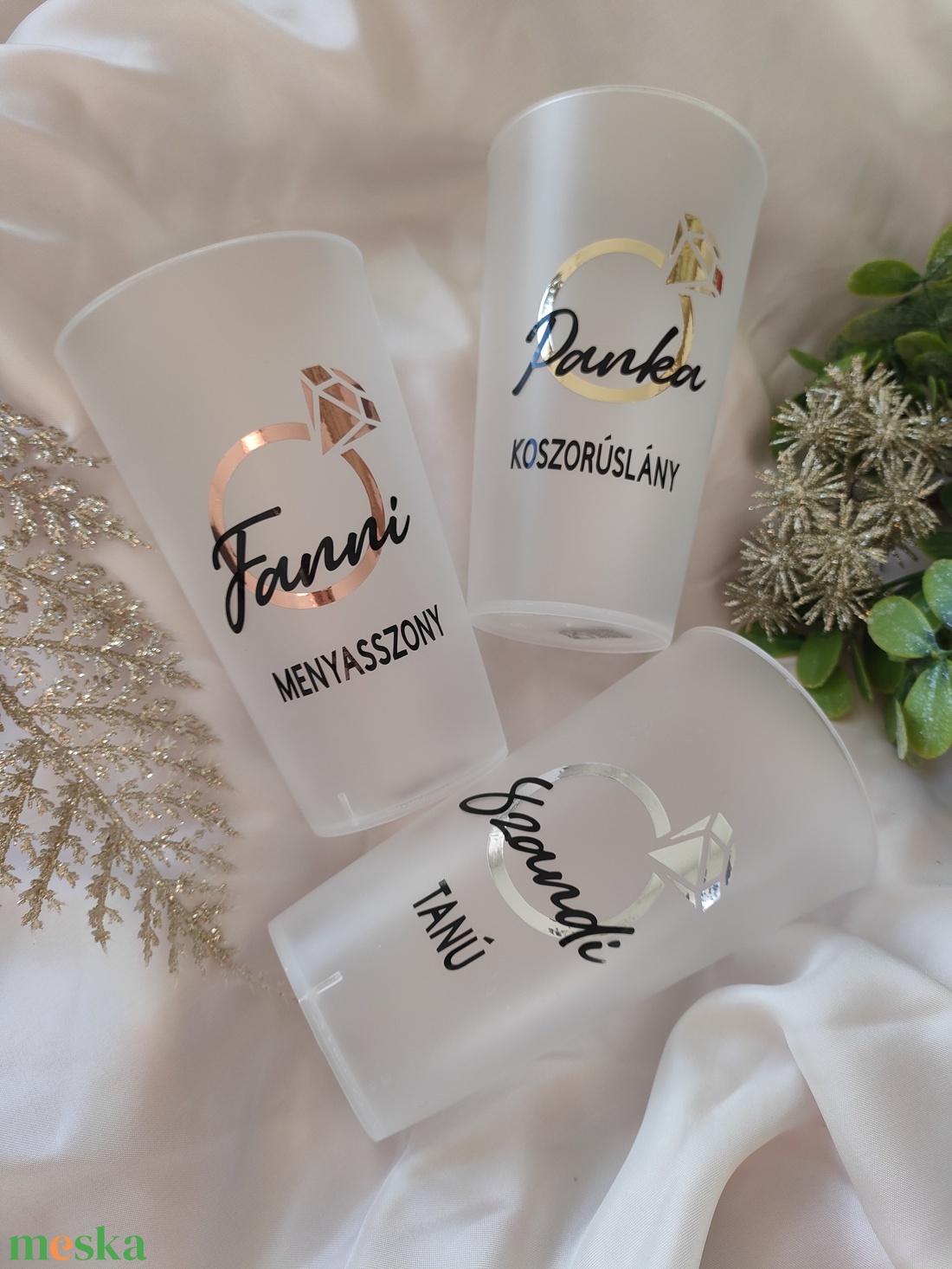Repohár névvel, Egyedi feliratos repohár, Legénybúcsús ajándék, Lánybúcsús ajándék, Esküvői köszönőajándék - esküvő - lánybúcsú - Meska.hu