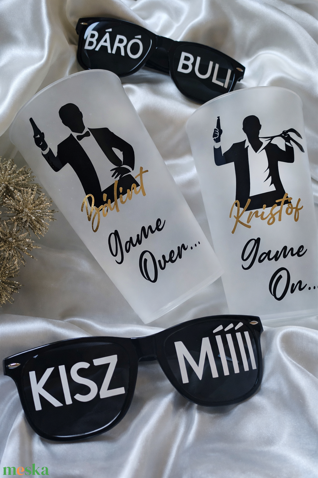 Repohár névvel, Egyedi feliratos repohár, Legénybúcsús ajándék, Lánybúcsús ajándék, Esküvői köszönőajándék - esküvő - legénybúcsú - Meska.hu