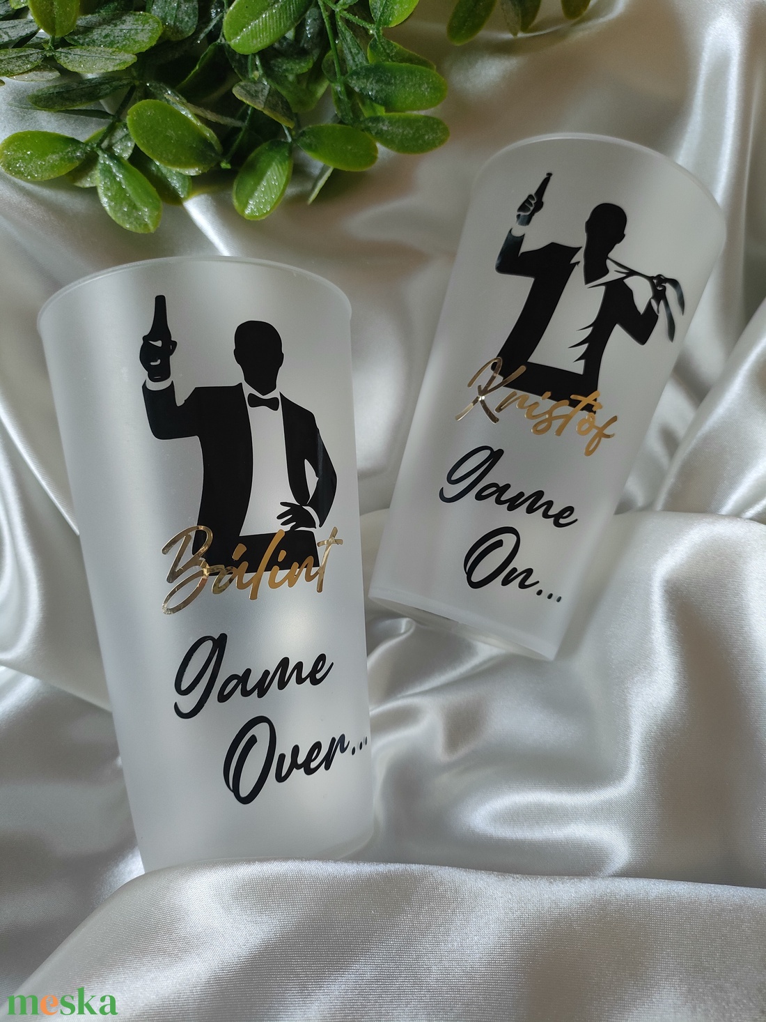 Repohár névvel, Egyedi feliratos repohár, Legénybúcsús ajándék, Lánybúcsús ajándék, Esküvői köszönőajándék - esküvő - legénybúcsú - Meska.hu