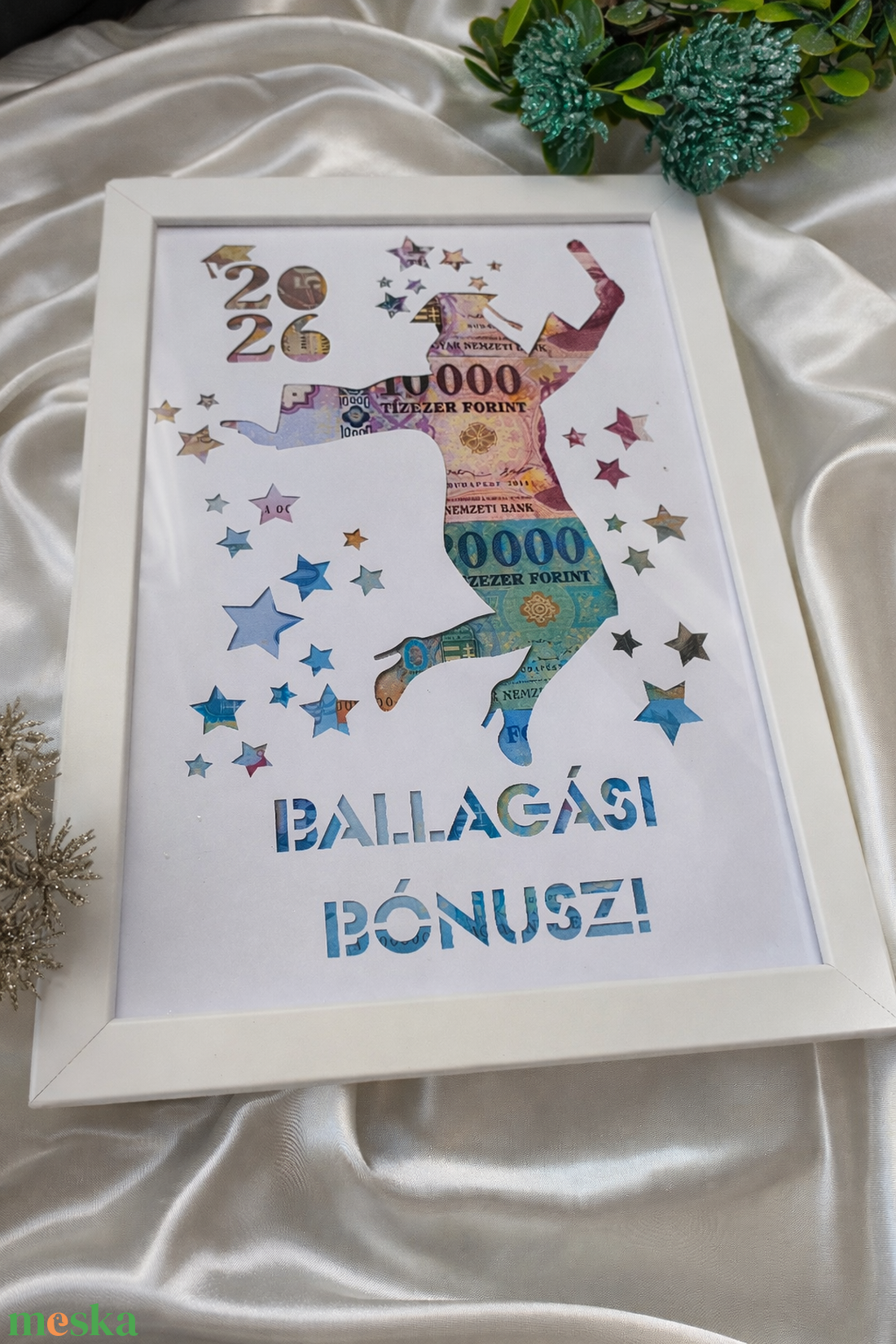 Ballagási Ajándék Pénzátadó Képkeret - otthon & életmód - papír, írószer - ajándékozás kellékei - pénzátadó képkeret - Meska.hu