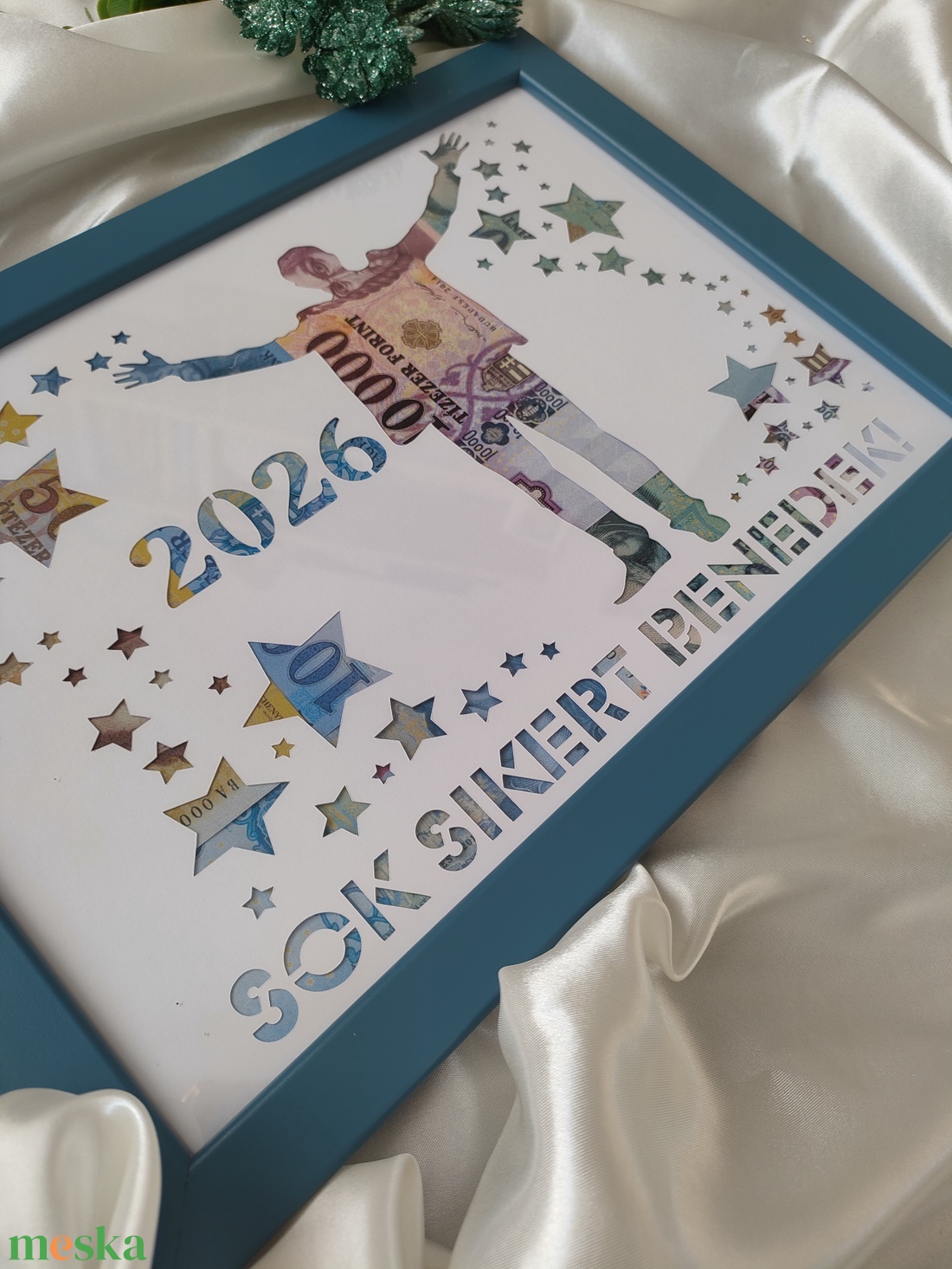 Ballagási Ajándék Pénzátadó Képkeret - otthon & életmód - papír, írószer - ajándékozás kellékei - pénzátadó képkeret - Meska.hu