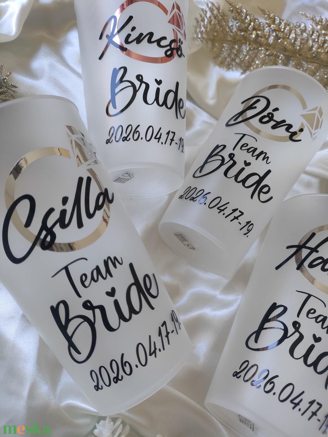 Repohár névvel, Egyedi feliratos repohár, Legénybúcsús ajándék, Lánybúcsús ajándék, Esküvői köszönőajándék - esküvő - lánybúcsú - Meska.hu