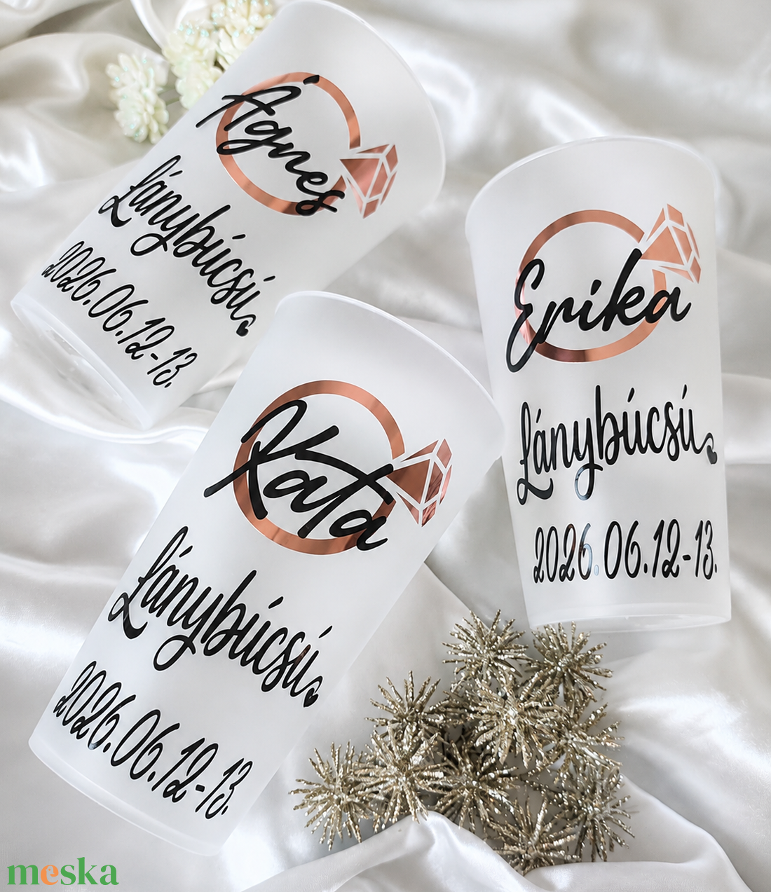 Repohár névvel, Egyedi feliratos repohár, Legénybúcsús ajándék, Lánybúcsús ajándék, Esküvői köszönőajándék - esküvő - lánybúcsú - Meska.hu