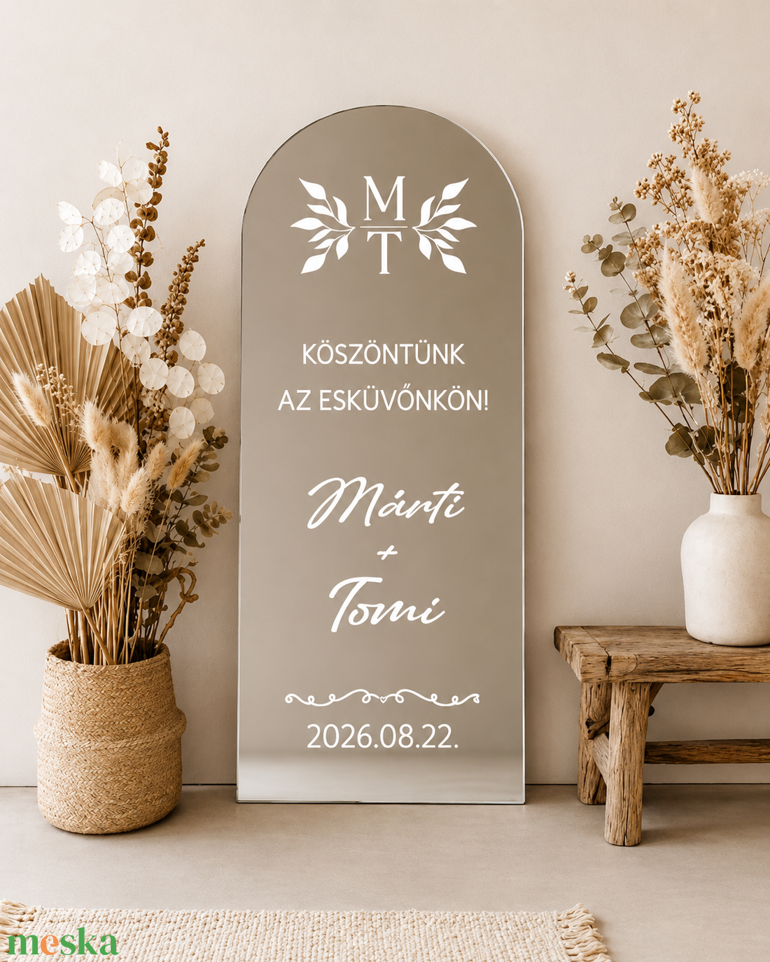 Esküvői Tükör Matrica, Esküvői Tükör Felirat Köszöntő Matrica, Tükörmatrica - esküvő - dekoráció - esküvői tükör matrica - Meska.hu