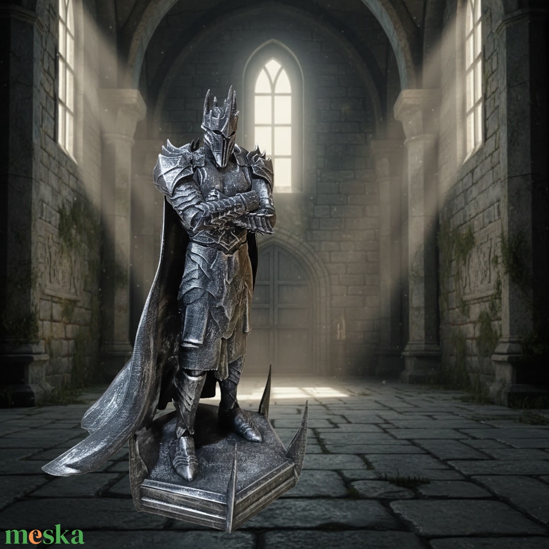 3D nyomtatott Sauron - Gyűrűk Ura - Miniatűr szobor / Fekete PLA festett változat - otthon & életmód - dekoráció - asztal és polc dekoráció - könyvszobor - Meska.hu