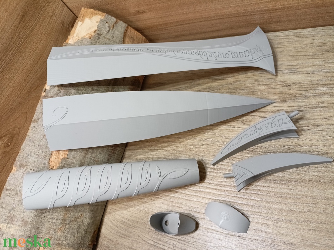 Legyen a tiéd egy darabka Középfölde: a Sting kard (DIY készlet) Összeszereletlen vagy összeszerelt változat - diy (csináld magad) - egységcsomag - Meska.hu