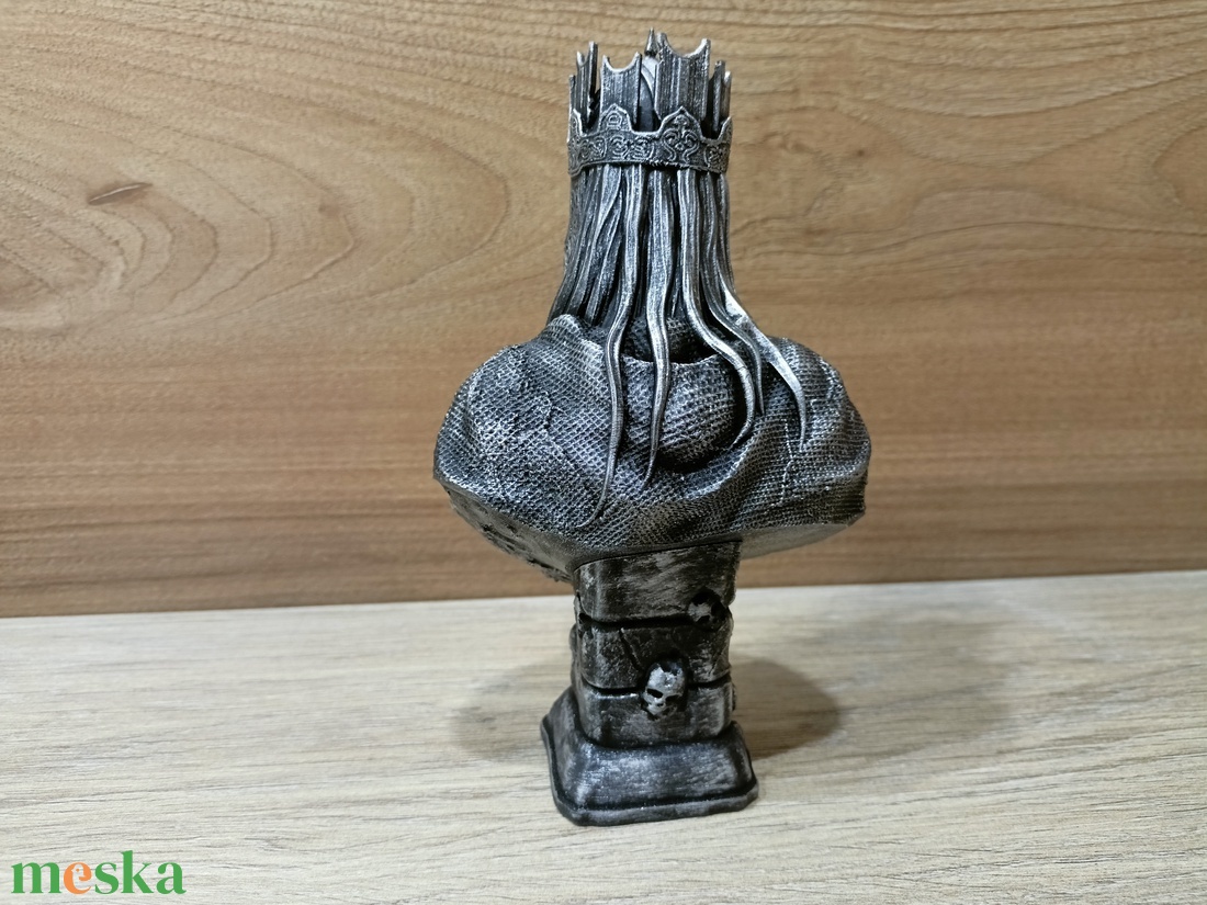 3D nyomtatott Halottak Királya - Gyűrűk Ura - Miniatűr szobor / Fekete PLA festett változat - otthon & életmód - dekoráció - asztal és polc dekoráció - könyvszobor - Meska.hu