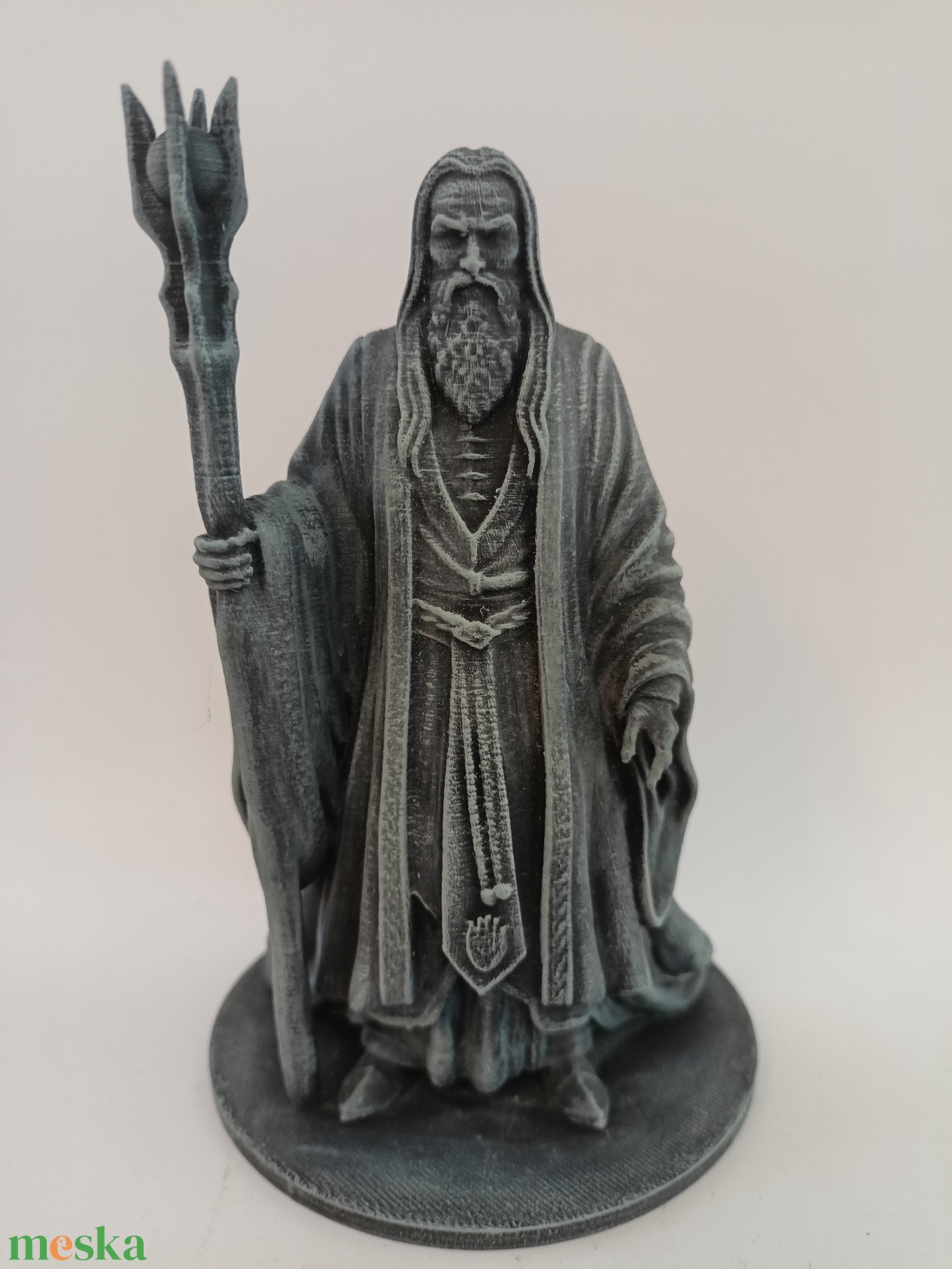 Saruman 3D nyomtatott festett szobor - otthon & életmód - dekoráció - asztal és polc dekoráció - könyvszobor - Meska.hu