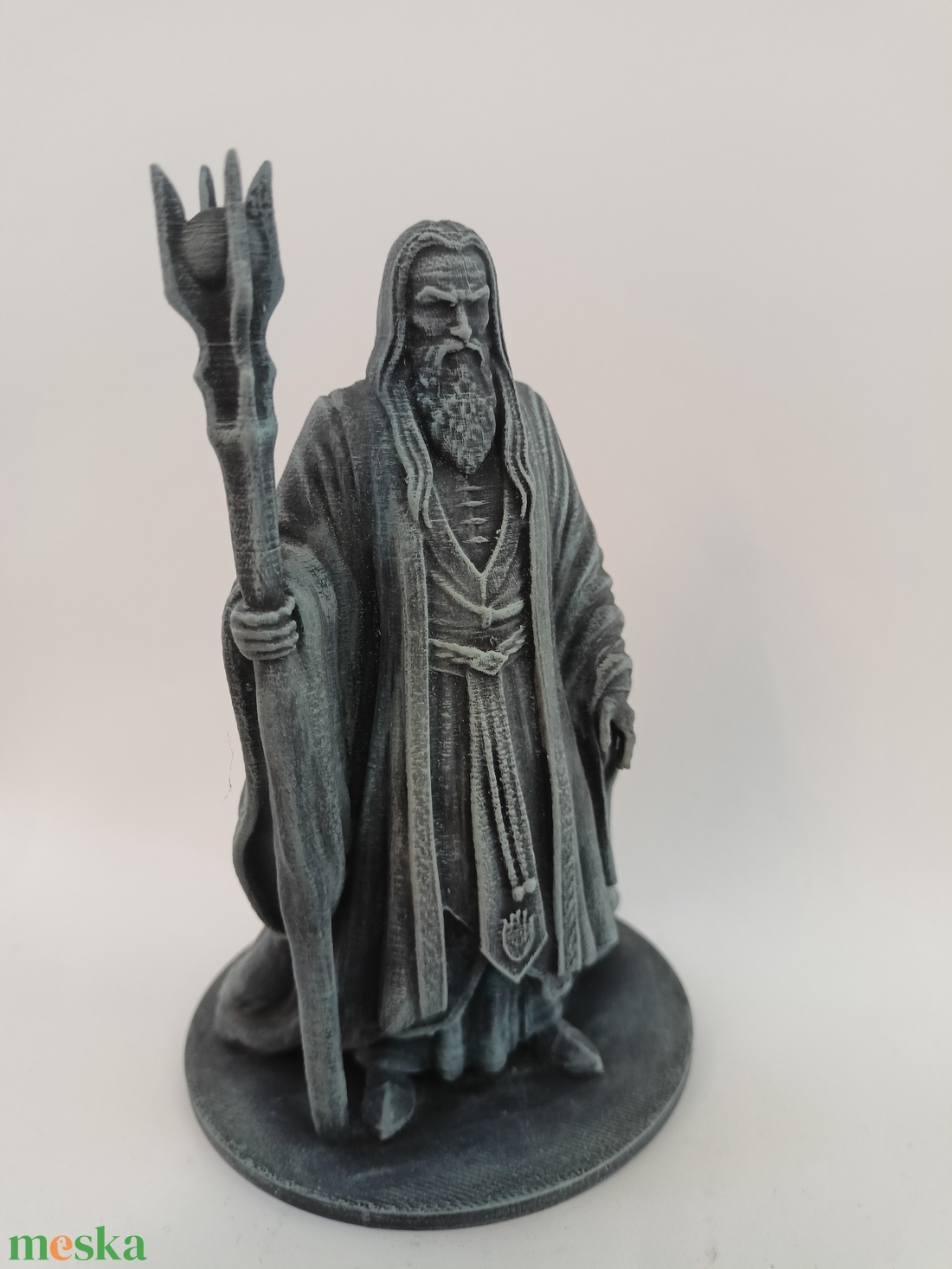 Saruman 3D nyomtatott festett szobor - otthon & életmód - dekoráció - asztal és polc dekoráció - könyvszobor - Meska.hu