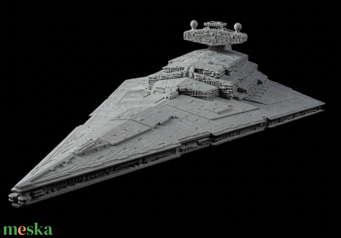Star Wars Birodalmi csillagromboló 3D nyomatott - otthon & életmód - dekoráció - asztal és polc dekoráció - könyvszobor - Meska.hu
