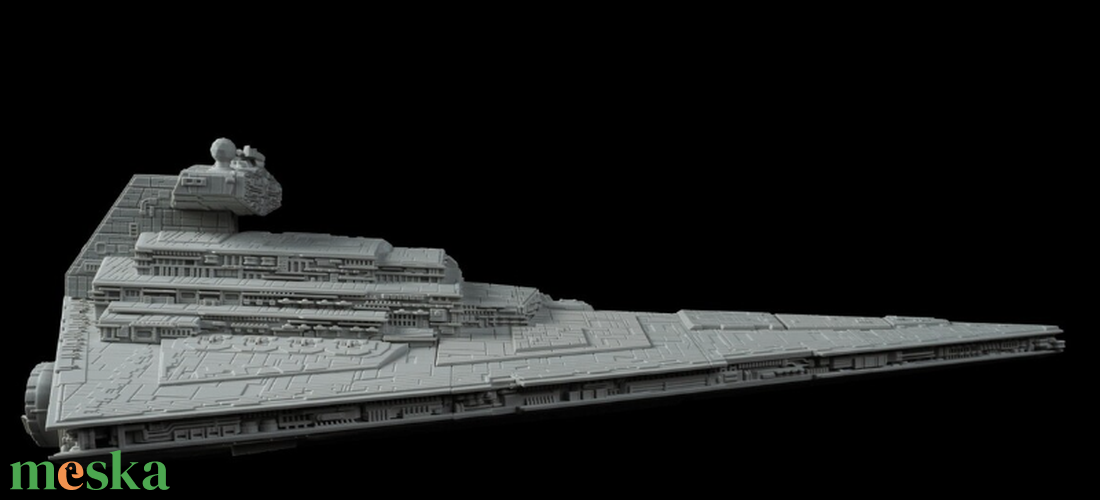 Star Wars Birodalmi csillagromboló 3D nyomatott - otthon & életmód - dekoráció - asztal és polc dekoráció - könyvszobor - Meska.hu