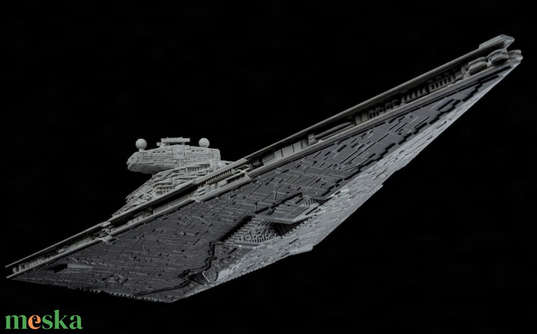 Star Wars Birodalmi csillagromboló 3D nyomatott - otthon & életmód - dekoráció - asztal és polc dekoráció - könyvszobor - Meska.hu