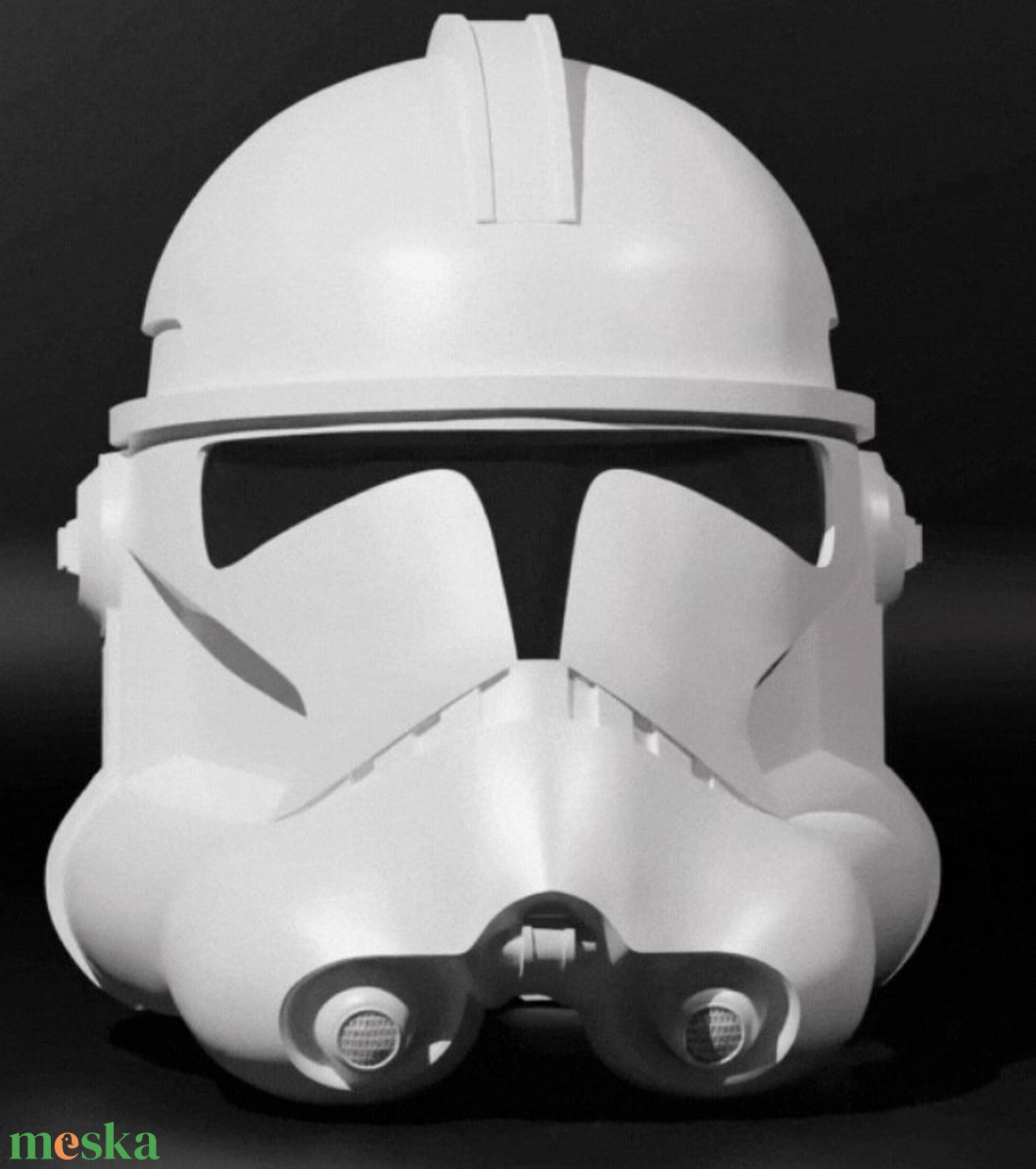 Phase 2 Clone Trooper sisak � 3D nyomtatott festetlen fehér változat (kisebb méretű) - játék & sport - szerepjáték - Meska.hu