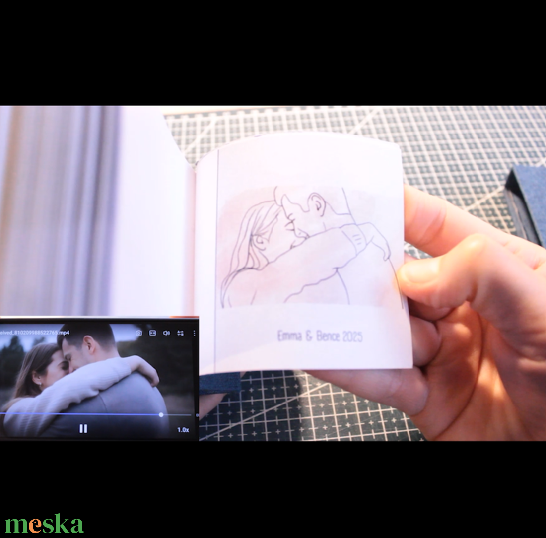 Pörgető könyv - kézzel fogható animáció rólad - művészet - grafika & illusztráció - egyéb rajzok - Meska.hu