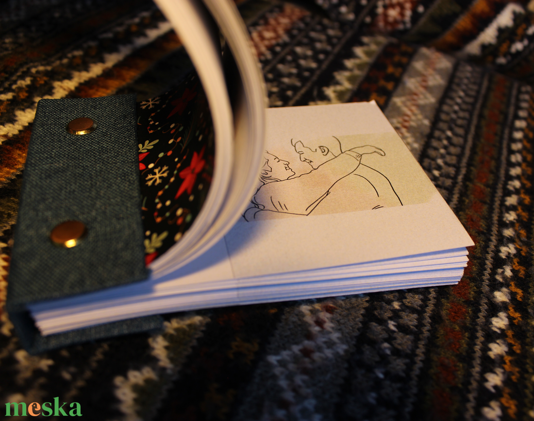 Pörgető könyv - kézzel fogható animáció rólad - művészet - grafika & illusztráció - egyéb rajzok - Meska.hu