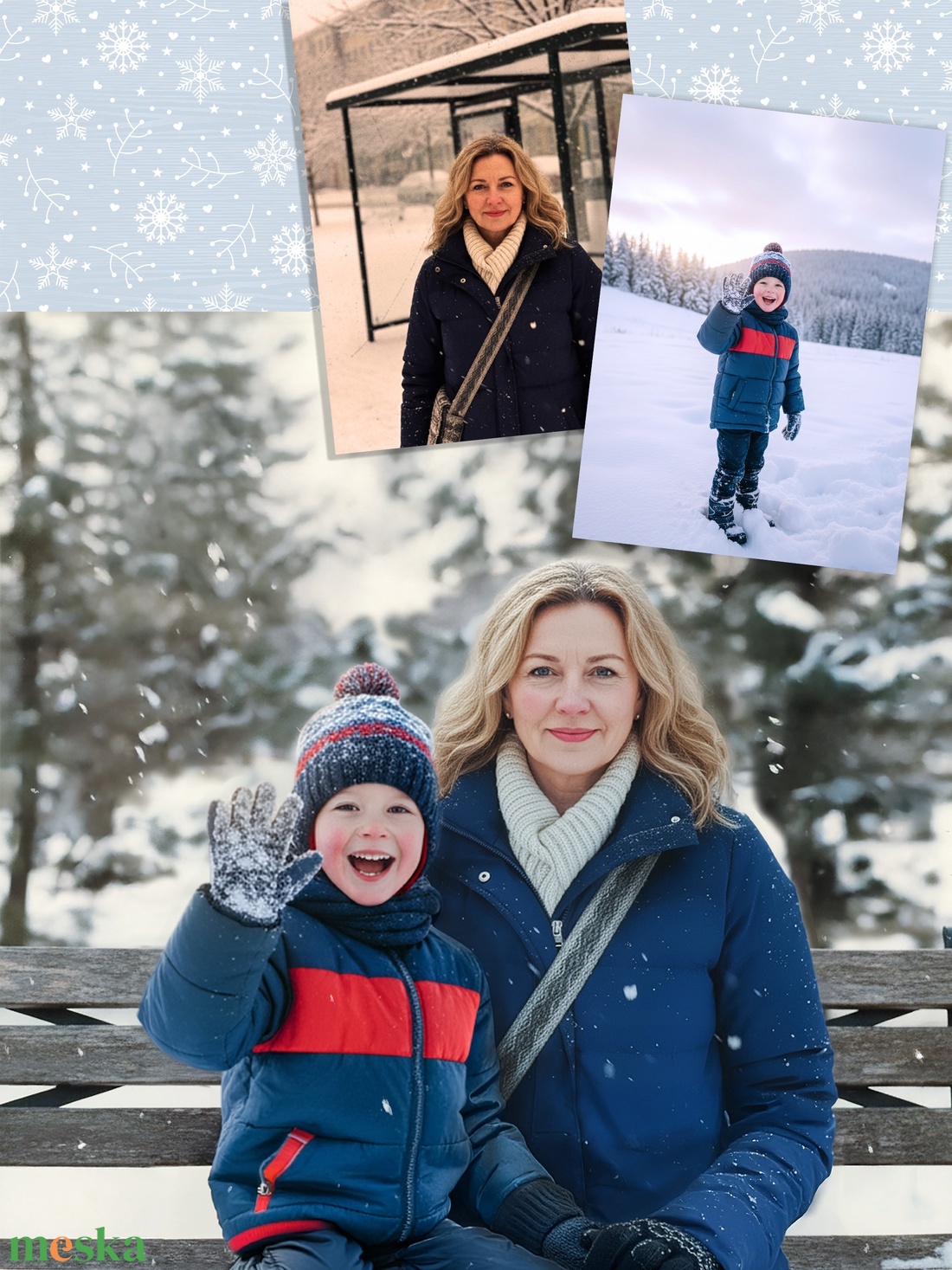 Közös pillanatok, bárhol is vagytok - Hozd közelebb a szeretteidet, akkor is, ha távol élnek! - művészet - grafika & illusztráció - digitális - Meska.hu