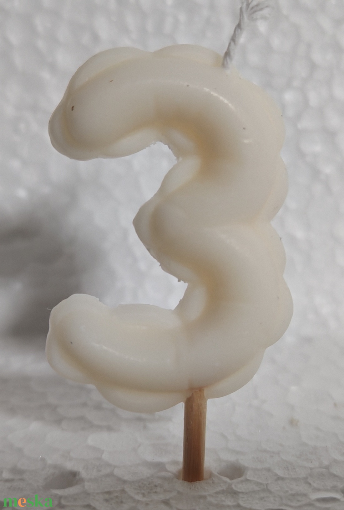 Szülinapi lufis szám gyertya  - otthon & életmód - gyertya, illat, aroma - gyertya - Meska.hu