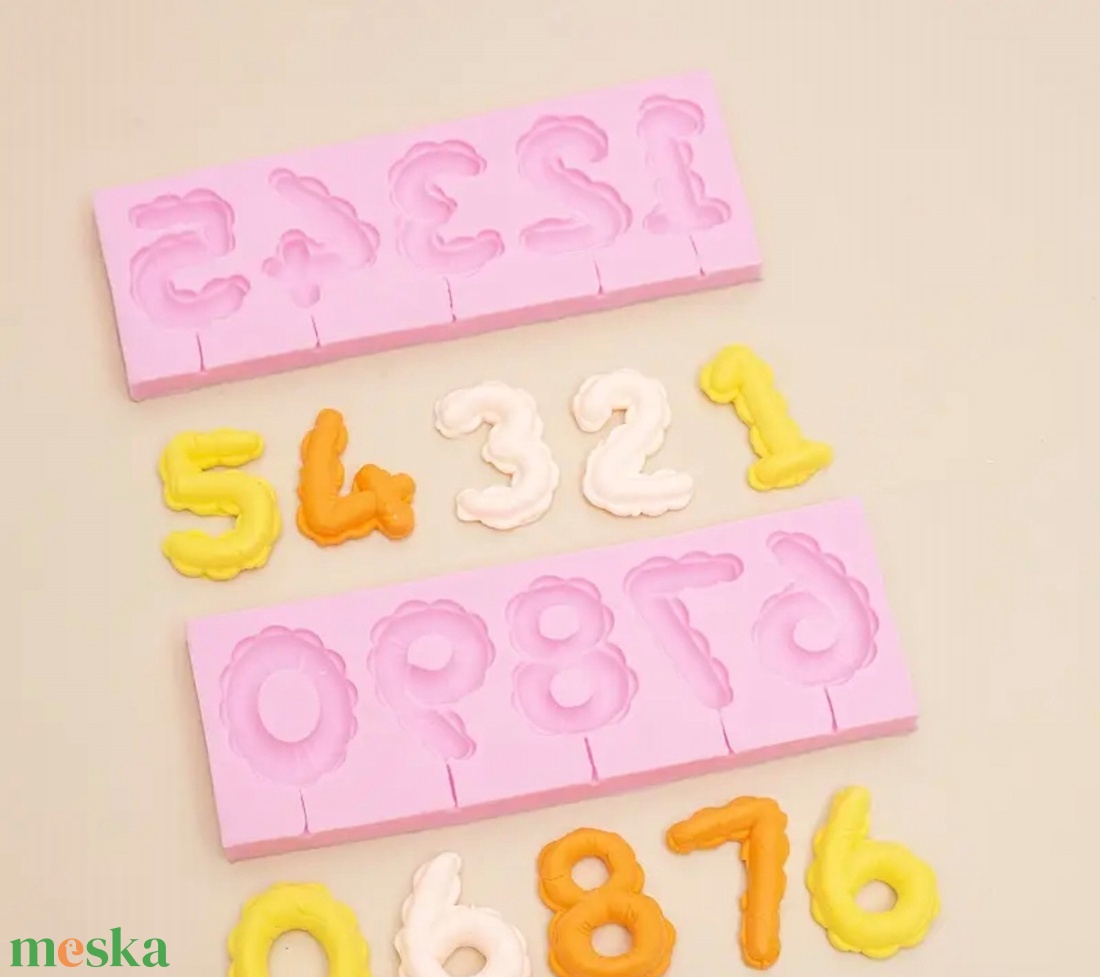 Szülinapi lufis szám gyertya  - otthon & életmód - gyertya, illat, aroma - gyertya - Meska.hu