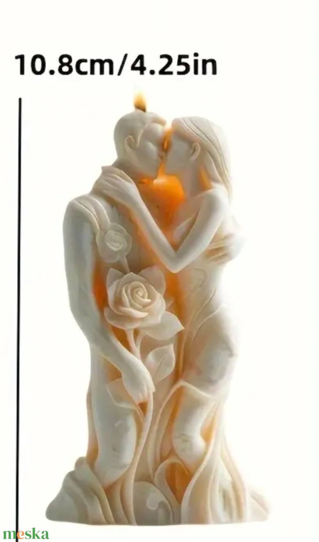 Szerelmes pár gyertya  - otthon & életmód - gyertya, illat, aroma - gyertya - Meska.hu