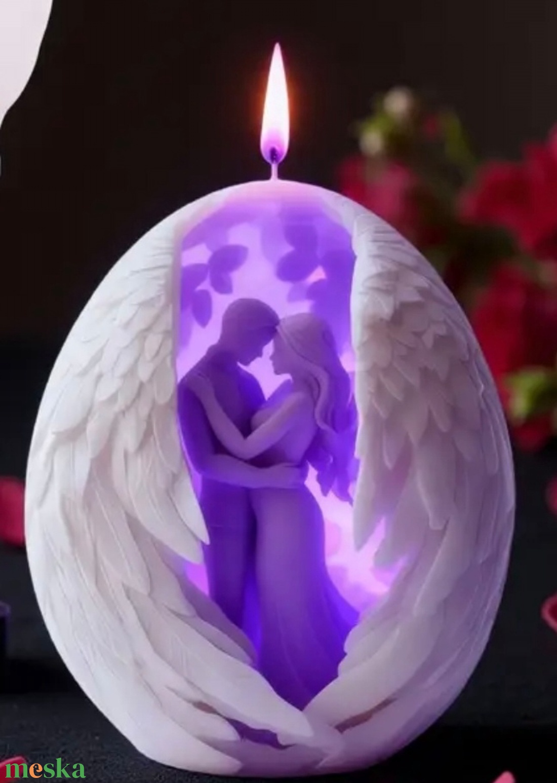 Szerelmes pár gyertya  - otthon & életmód - gyertya, illat, aroma - gyertya - Meska.hu