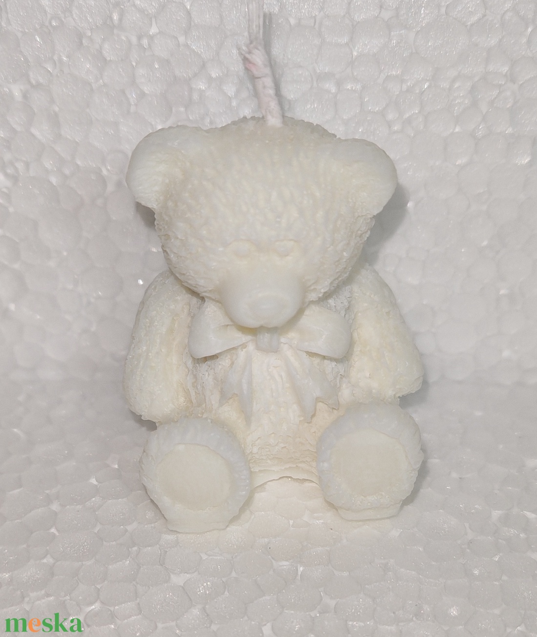 Masnis mackó gyertya  - otthon & életmód - gyertya, illat, aroma - gyertya - Meska.hu