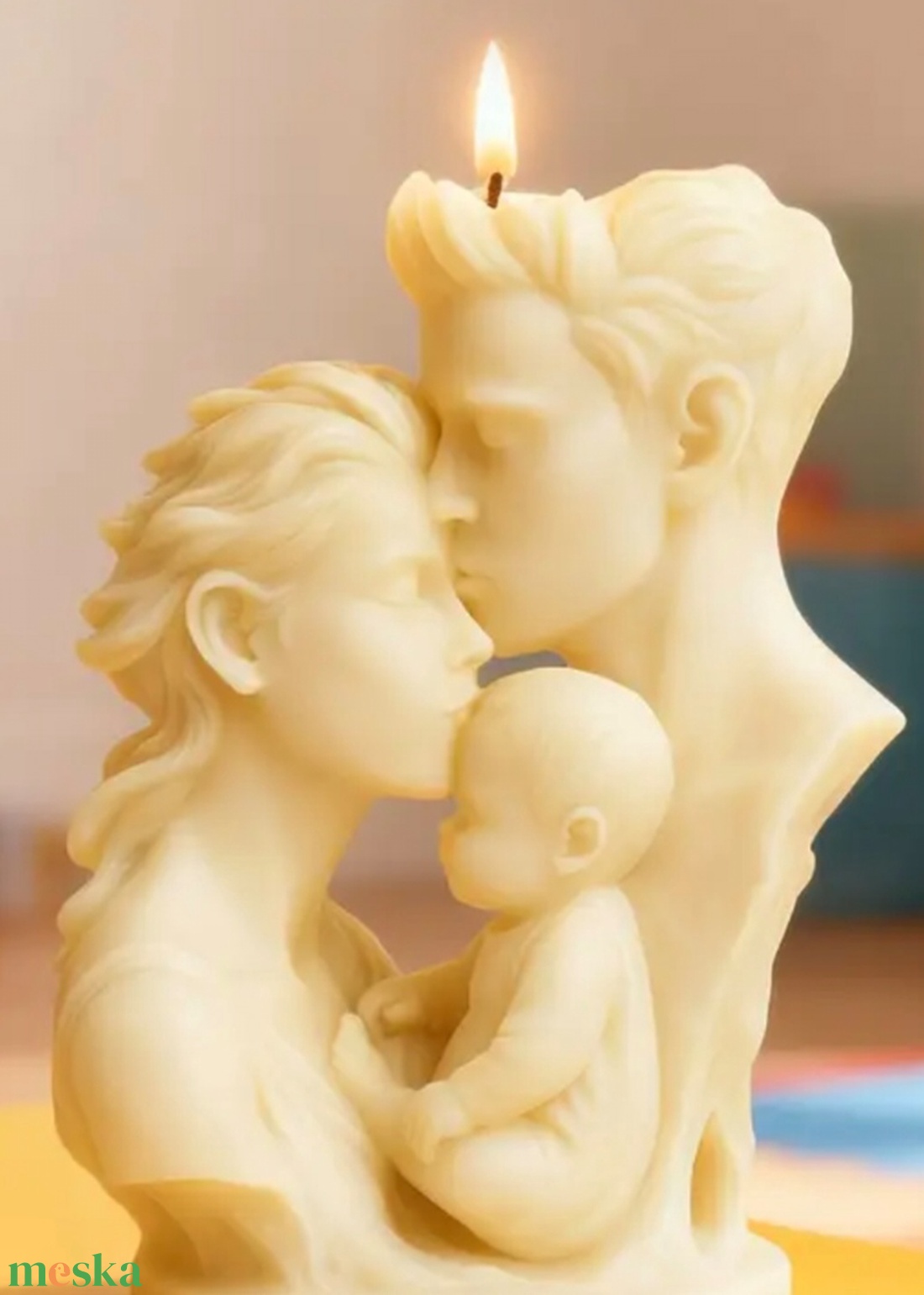 Család gyertya  - otthon & életmód - gyertya, illat, aroma - gyertya - Meska.hu