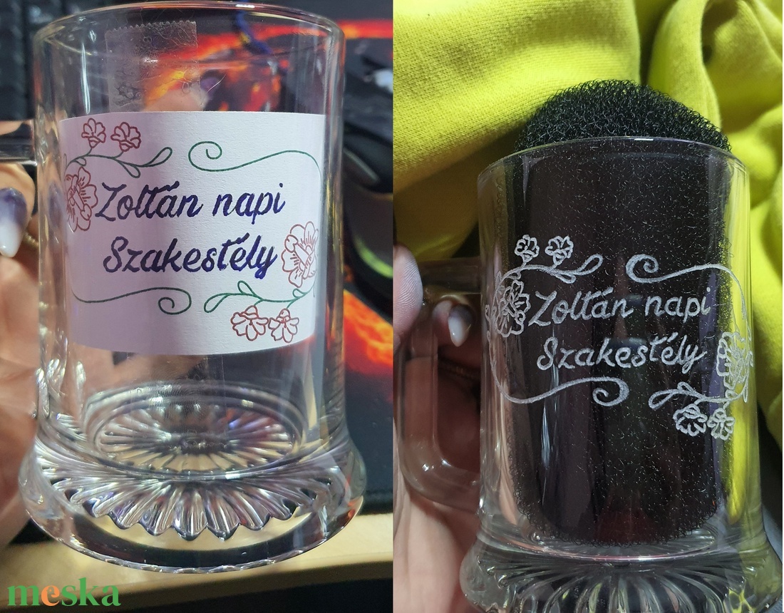 Egyedi gravírozás küldött minta alapján - otthon & életmód - konyhafelszerelés, tálalás - tálalás - bögre & csésze - Meska.hu