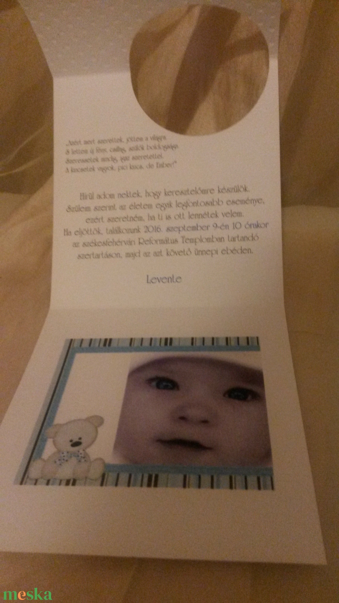 Baba meghívó 1. -  - Meska.hu