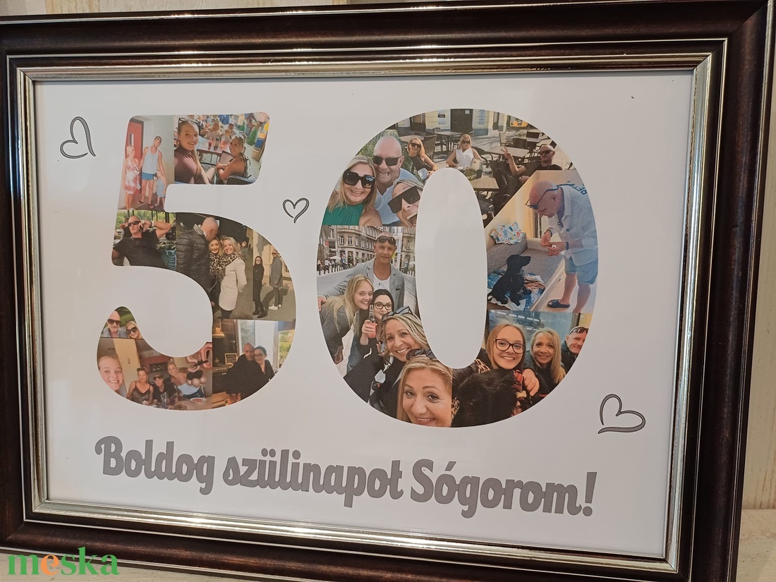Szülinapi, évfordulós fotókollázs - otthon & életmód - dekoráció - kép & falikép - képkeret - Meska.hu Szülinapi, évfordulós fotókollázs - otthon & életmód - dekoráció - kép & falikép - képkeret - Meska.hu