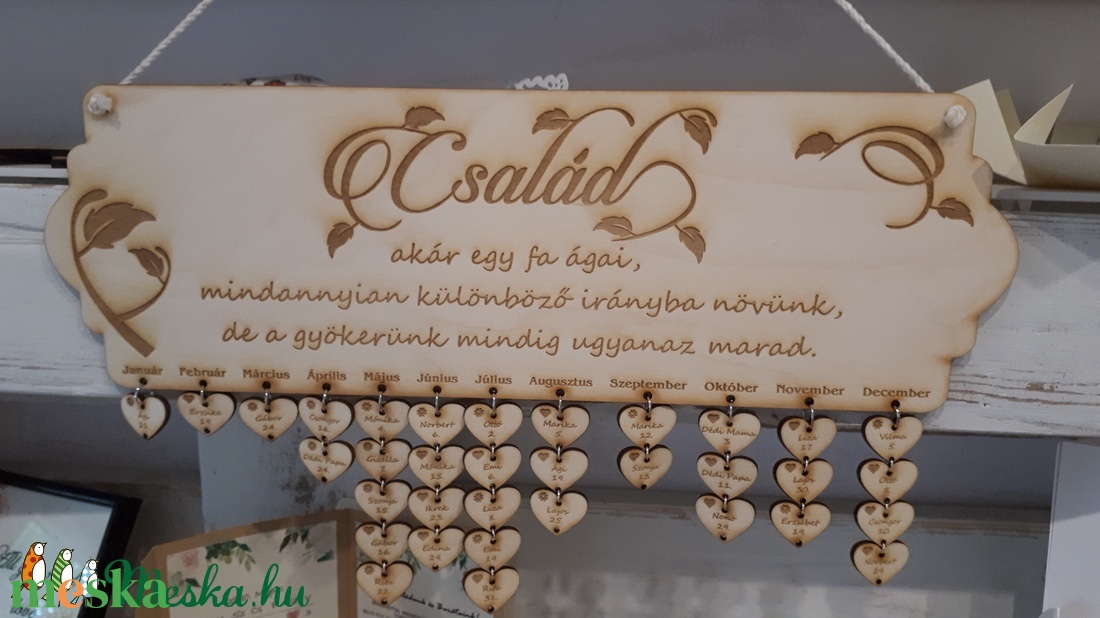 Családi ünnepek naptár - otthon & életmód - dekoráció - fali és függő dekoráció - falinaptár & öröknaptár - Meska.hu Családi ünnepek naptár - otthon & életmód - dekoráció - fali és függő dekoráció - falinaptár & öröknaptár - Meska.hu